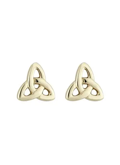 14ct Gold Trinity Knot Small Stud Earrings